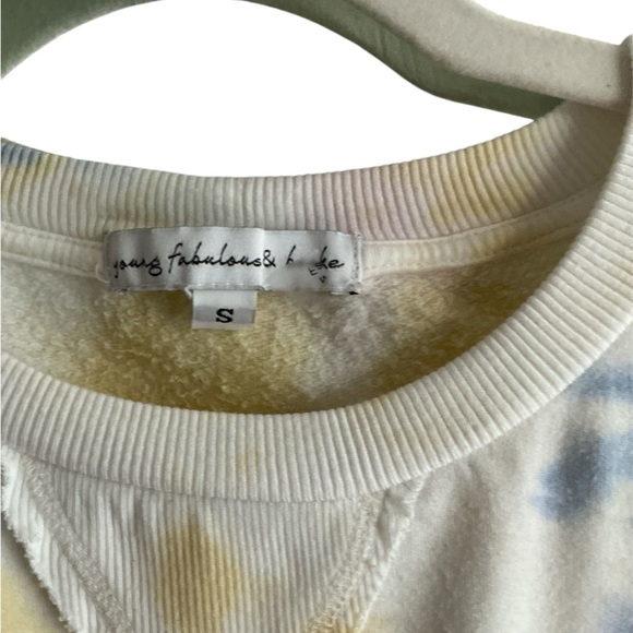 Young Fabulous & Broke Sweat Shirt Tie Dye Sz Small - Picture 2 of 4